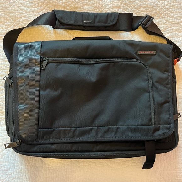 Briggs & Riley Verb Dispatch Messenger Bag Luggage Travel Commute Business Black - Picture 3 of 12
